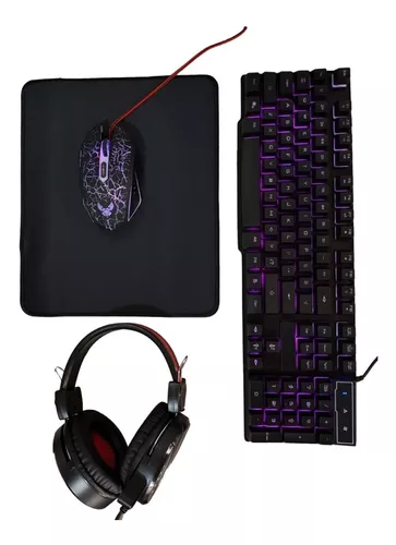 ComboGamer Teclado balaca mouse alfomb